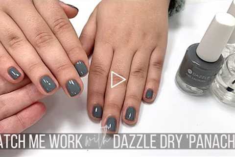 Professional Dry Manicure with Dazzle Dry 'Panache' [WATCH ME WORK/ALL STEPS EXPLAINED]