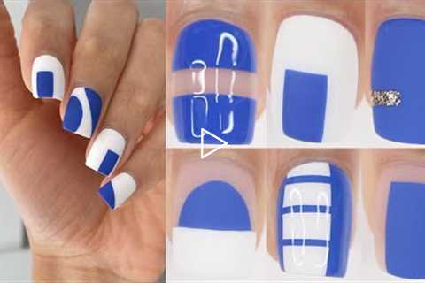 EASY NAIL DESIGNS 2022 | blue nail art designs compilation perfect for Summer!