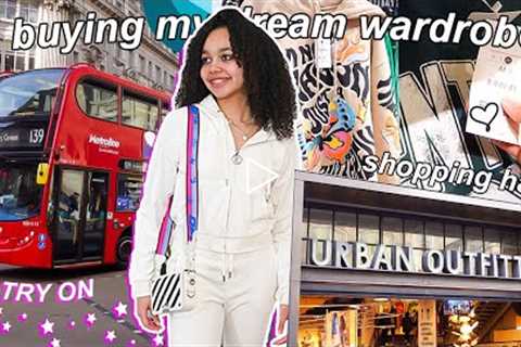 Buying My DREAM WARDROBE + SUPER CUTE Clothing Haul *London Vlog*