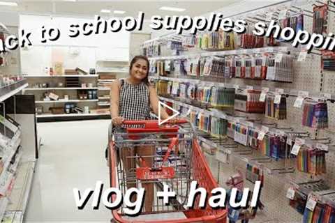 BACK TO SCHOOL SUPPLIES SHOPPING VLOG + HAUL: Law School Edition