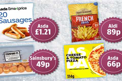 UK’s cheapest supermarket for 10 popular frozen items