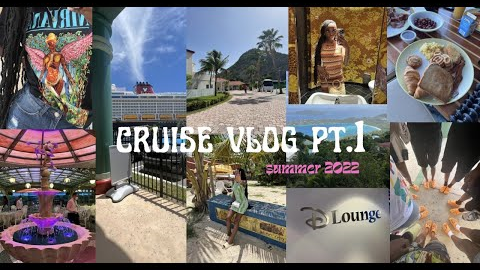 CRUISE VLOG | pt.1, Exploring Disney Fantasy, Three days at sea!