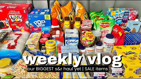 Our biggest S&R Haul Yet + S&R Grocery Shopping Highlights | CnV Lifestyle