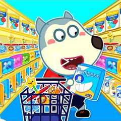 First Time Wolfoo Doing Shopping for Baby Lucy - Kids Stories About Baby | Wolfoo Channel