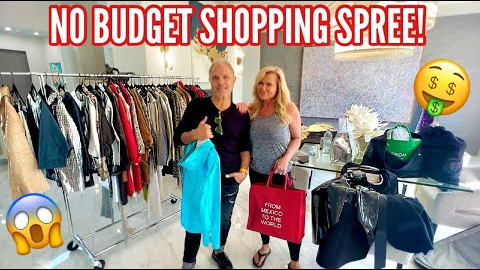 NO BUDGET SHOPPING SPREE!