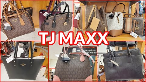 TJ MAXX SHOP WITH ME DESIGNER HANDBAGS MICHAEL KORS COACH KATE SPADE CALVIN KLEIN