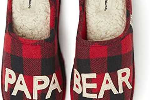 Dearfoams Men’s Papa Bear Slipper