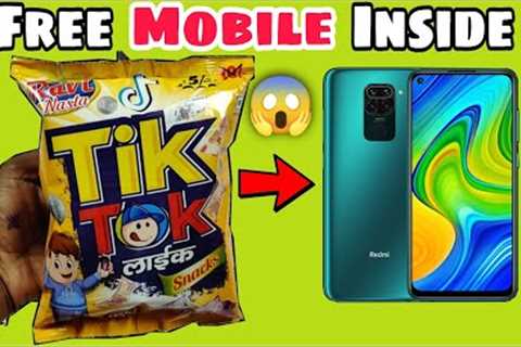 OMG Got Mobile phone & Amazing Pen Inside Tik Tok Snacks ! Free Gifts Inside ! 5 rs Only