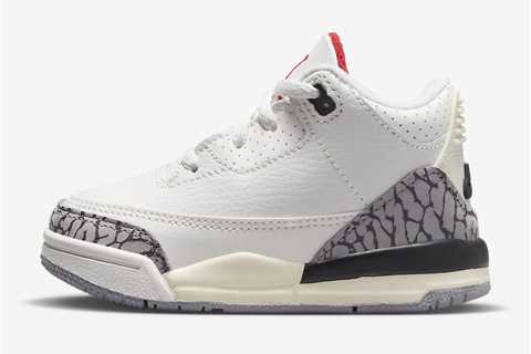 Air Jordan 3 White Cement Reimagined Will Also Be Releasing In Full Kids Sizing