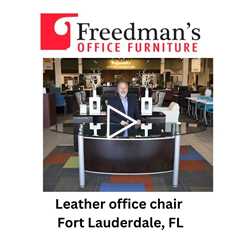 Leather office chair Fort Lauderdale, FL - Freedman's Office Furniture, Cubicles, Desks, Chairs
