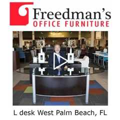 L desk West Palm Beach, FL - Freedman's Office Furniture, Cubicles, Desks, Chairs