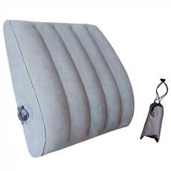 Inflatable Portable Lumbar Pillow for Travel