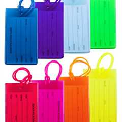 Colorful Flexible Luggage Tags for Travel