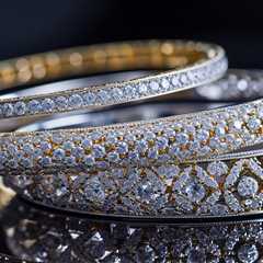 The Dazzling Diversity Of Diamond Bangles: A Guide To 23 Styles And Types - Diamond Jewellery..