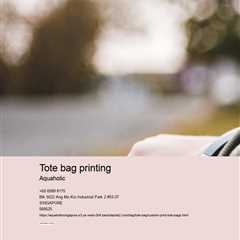 Custom Print Tote Bags