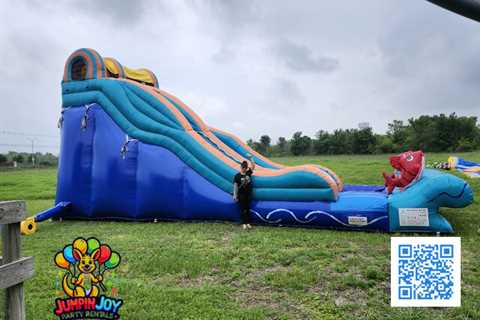 Jumpin Joy Party Rentals Revolutionizes 4th of July in Pflugerville with Spectacular Water Slide..