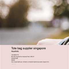 tote bag supplier singapore