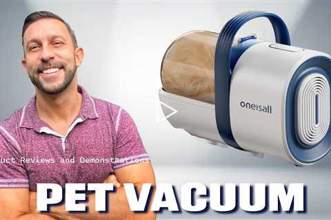 oneisall Pet Hair Vacuum & Grooming Kit