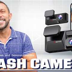 REDTIGER F77 dash cam | World First 4K+4K