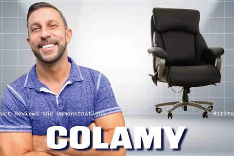 COLAMY Executive Big and Tall Leather Office Chair