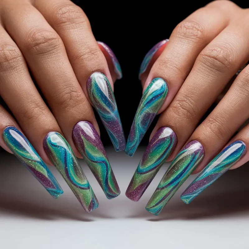 The Top 10 Acrylic Nail Designs That’ll Make You Swoon! - Gloss and Vibes