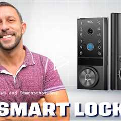 TCL D1 Max Security Video Smart Lock, 3-in-1 2K Camera, Doorbell & Fingerprint Keyless Entry Lock