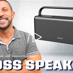 DOSS SoundBox XL Pro Bluetooth Speaker with 50W Powerful Stereo Sound