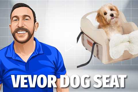 VEVOR Console Dog Car Seat, Center Console Dog Booster Seat for Small Dogs