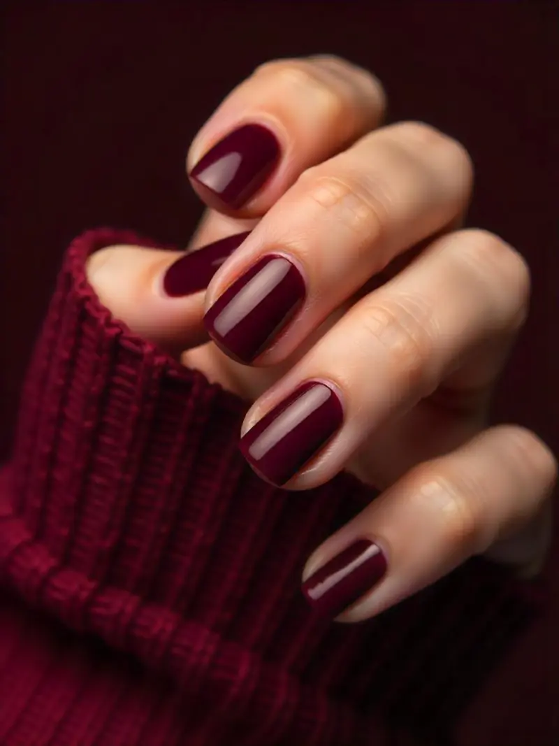 Burgundy Nail Designs: Chic, Trendy & Elegant Styles - Gloss And Vibes