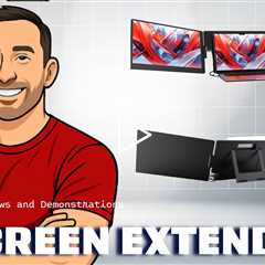 KYY Laptop Screen Extender, 15.6 Monitor Extender with Type-C Plug&Play
