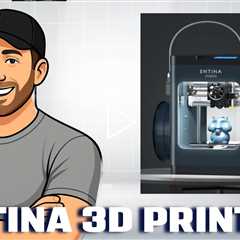 Entina 3D Printer TINA2Plus Setup and Run!