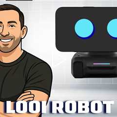 LOOI Robot - ChatGPT Integrated, Biomimetic Behavior System - AI Personality - 10W Wireless Charging
