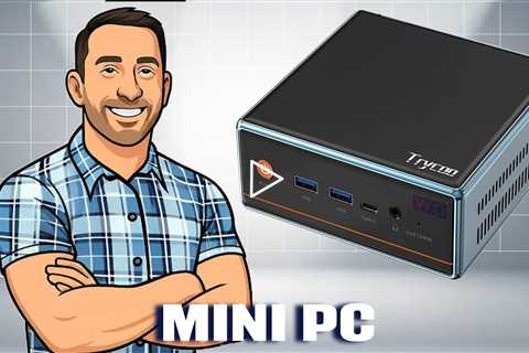 Trycoo Mini PC AMD Ryzen 5 5600H(4.0GHz) Mini Processors 16GB DDR4 RAM 512GB SSD Micro PC pd