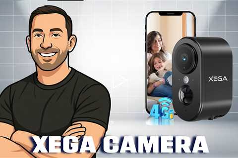 Xega XG-13 4G Cellular Security Camera Indoor Built-in SIM Card, 2K No Wi-Fi Security Camera