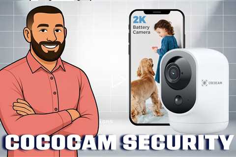 COCOCAM 2K Indoor Security Camera For Pets to Visitors