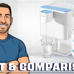 Frizzlife 1µm Electric Water Filter Pitcher vs Waterdrop Electric Water Filter Pitcher & Brita pd