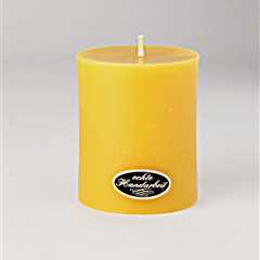 Handmade Beeswax Pillar Candle | Natural Aromatherapy & Eco-Friendly Lighting
