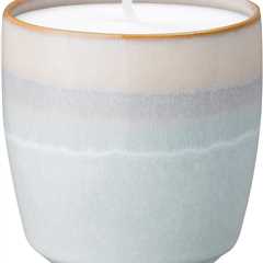 Denby Quartz Rose Hand-Poured Candle - Freesia & Jasmine Fragrance | 40 Hour Burn