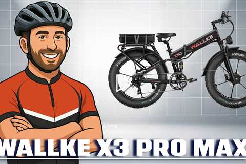 2025 Wallke X3 Pro Max 2800W Folding E-bike - Dual 750W (1400W peak) Motors, 33mph Top Speed pd
