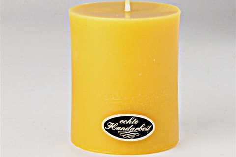 Handmade Beeswax Pillar Candle | Natural Aromatherapy & Eco-Friendly Lighting