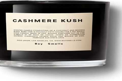 Boy Smells Cashmere Scented Candle - Aromatherapy for Home | 8.5 oz, 50 Hour Burn