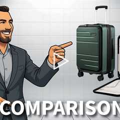 Luggex FLO5 Expandable Carry On Luggage with Front Pocket - Dual-Secured Lock System pd