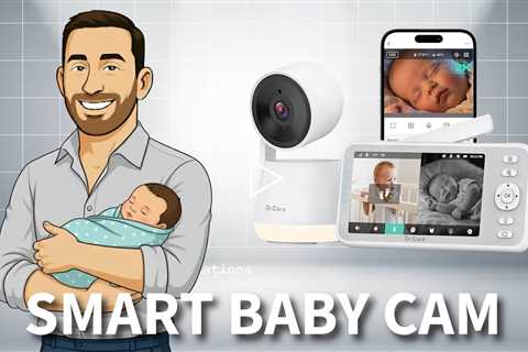 Dr Care LumiView Smart WiFi Baby Monitor -DC-SBM003 - 360° Smart Protection, Seamless Peace