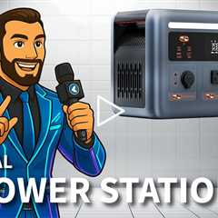 OSCAL PowerMax 1800 Solar Generator - Fast and Adjustable Charging - 1024Wh 1800W LiFePO4 pd