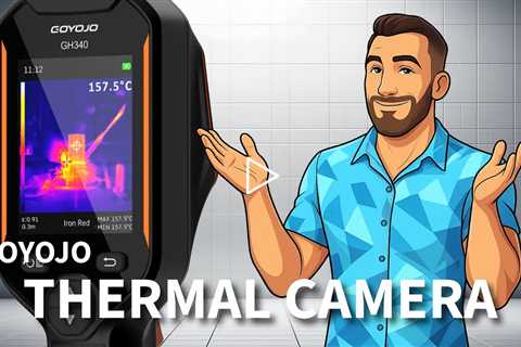 GOYOJO GH340 Handheld Thermal Imaging Camera -  Features dual-light fusion and 256×192 resolution
