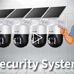 SOLIOM 4K Four-Camera Wireless Security Camera System, 8MP Day Night, Dual-Band Wi-Fi w/ Homebase