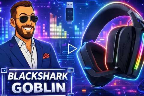 Black Shark Golbin X8 Wireless Gaming Headset - Tri-Mode Connectivity, Ultra-Low Latency