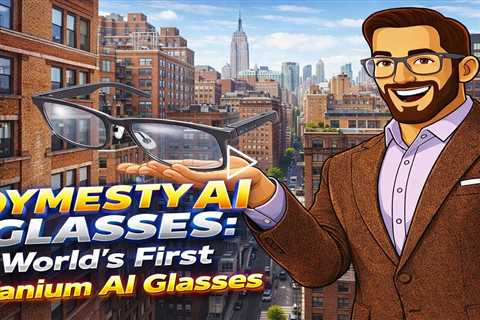 Dymesty AI Glasses - Powerful AI Recording & Summaries· Super Lightweight & Comfortable Fit