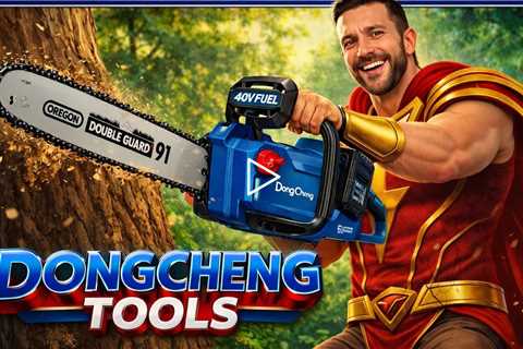 Dong Cheng Tools Double Feature - 20V Brushless Electric Pruning Shears & 16 40V Cordless Chainsaw