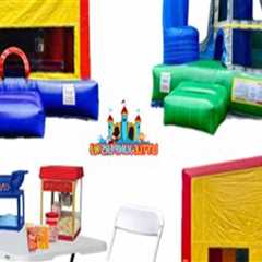 Combining Modern Chair Design and Bounce House Rentals for Unique Events